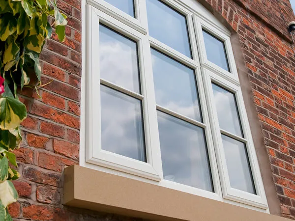 White UPVC Cottage Windows